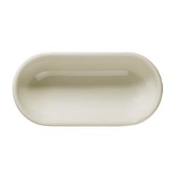 (6 Stück) TEOS - Schale oval - 160x65mm - Creme