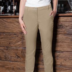 (6 stuks) KARLOWSKY | Dames 5-zakken Broek - Kiezelgrijs - Maat: 38