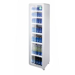GASTRO-COOL | Drickakyl - 418 mm - 220 liter - smal - 1 glasdörr & LED‑belysning - vit