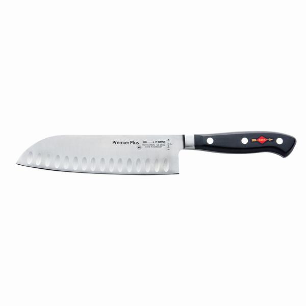F. DICK | Premier Plus - Santoku nůž se speciálním výbrusem - čepel: 180mm