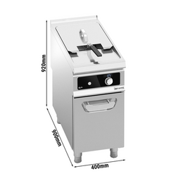 Friteuza electrică - 18 litri - 18 kW - Bflex Digital