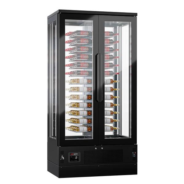 Panorama-Weinkühlschrank - 1 Klimazone - 450 Liter - max. 104 Flaschen