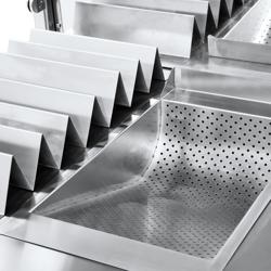 Aquecedor de batatas fritas profissional - elétrico - 2,80kW - incl. módulo base com 2 portas