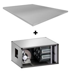 Unidade de filtração para ar de exaustão com motor - 7000m³/h - com pré‑filtro e carvão ativado - incl. painel de proteção