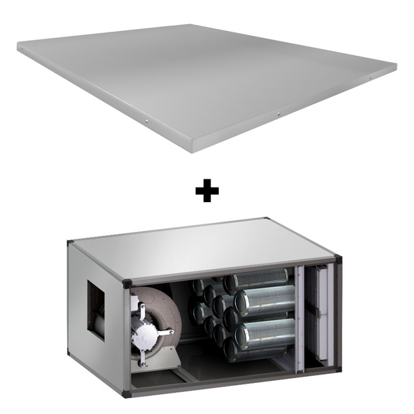 Luchtzuiveringssysteem 4400 m³ - met voor & actief koolfilter - incl. beschermpaneel