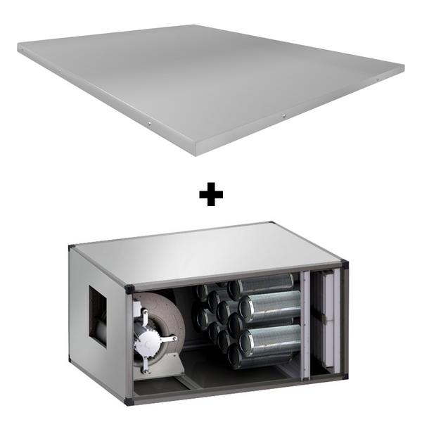 Exhaust Air Purification System with Motor - 4400m³/h - with Pre‑Filter & Activated Carbon Filter - incl. Protective Panel