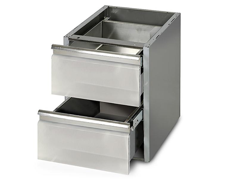 یونیت کشویی پریمیوم - مدل زیر استندی 400*660 ATK700 mm میلیمتر - دو کشویی - برای