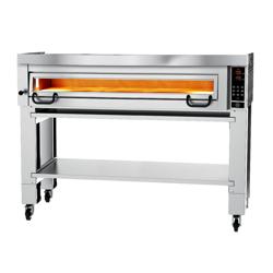 Horno de pizza con campana y base - 9 x Ø 34 cm 