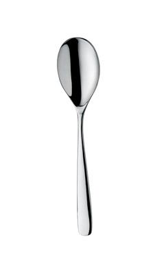 (12 pcs) Dessert spoon Aleria - 18/10 stainless steel - 207mm - Mirror