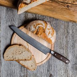 F. DICK | DarkNitro - Coltello da pane - con bordo seghettato - Lama: 260mm
