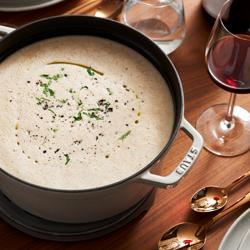 STAUB | LA COCOTTE - Kookpot - Ø 280mm - Gietijzer - Witte truffel
