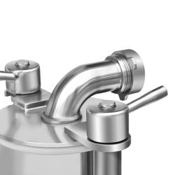 Hydraulinen makkarantäyttökone - 35 L - 1,5 kW - ruostumatonta terästä