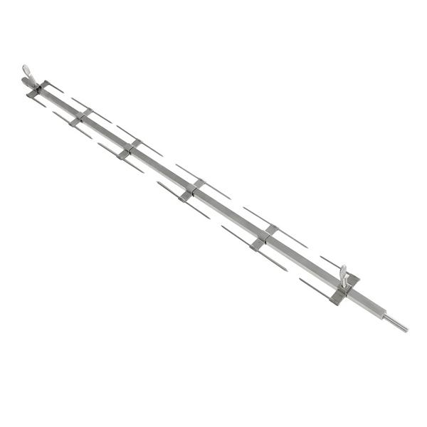 Double Chicken Rotisserie Spit – Sliding Skewers - 965 mm - Stainless Steel - Fits GHKM424-B