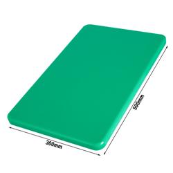 Deska do krojenia PREMIUM - 500x300mm - Grubość: 20mm - zgodna z HACCP - Zielony