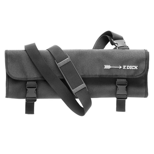 F. DICK | geantă textilă roll-up - lavabilă - fără conținut - cu 12 compartimente