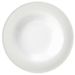 (2 pieces) SELTMANN WEIDEN | Deep Pasta Bowl Ø 27 cm – Blues - Pearl Grey - Porcelain