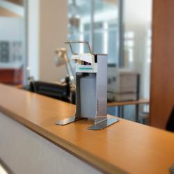 AIR-WOLF | Zeep- & desinfectie dispenser met bedieningshendel - 500ml - RVS 