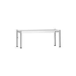 Estante para expositor PREMIUM - 1,2 m - com 1 andar 0,4 m de altura