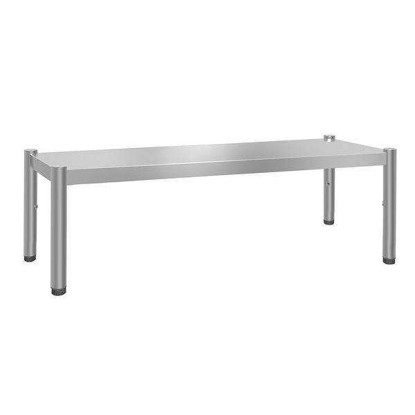 Plataforma de condimentos PREMIUM - 1,2 m - con 1 repisa 0,4 m de alto