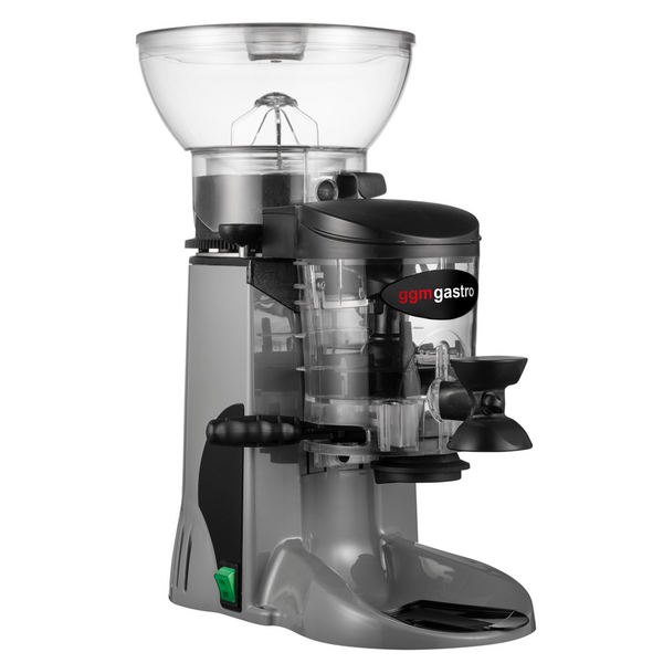 Koffiemolen - 1kg - 77dB - Met doseerder - Grijs