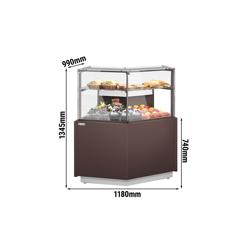 Koeltoonbank RIGA - 1180x990mm - met 2 legroosters
