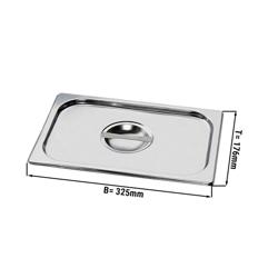 Edelstahl GN-Deckel 1/3