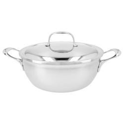 DEMEYERE | ATLANTIS 7 - Padella di servizio con coperchio a doppia parete - Ø 280mm - Acciaio inox