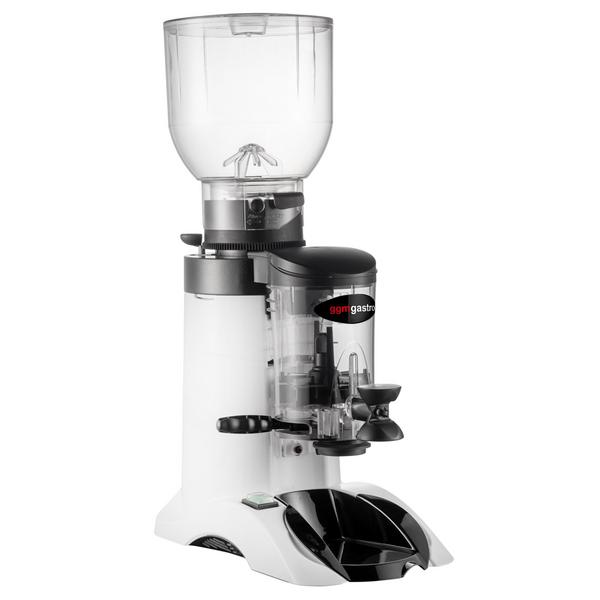 Moinho de café Profissional - Tremonha 2kg - 63dB - Com doseador - Branco