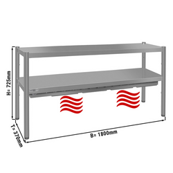Pont thermique ECO - 1800x370mm - avec 2 étages - hauteur : 725mm	