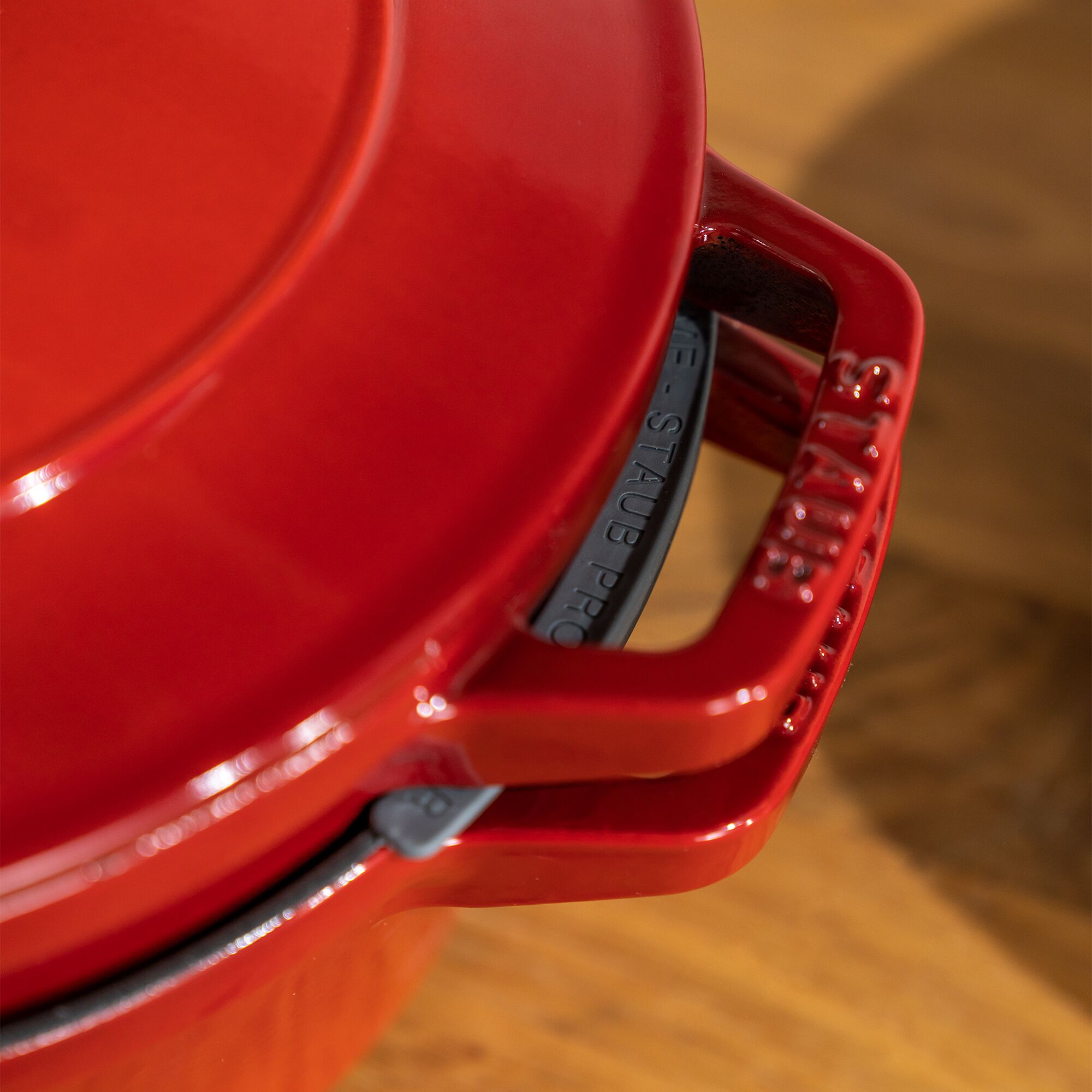 STAUB | STACKABLE SET – Set de marmites – 2 pièces – Ø 240 mm – Fonte – Rouge cerise