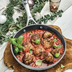 BALLARINI | SALINA - مقلاة - بقطر 280 مم - ألمنيوم - أنثراسيت