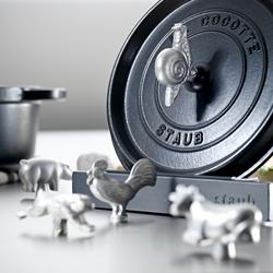 STAUB | Bouton - Lapin - inox