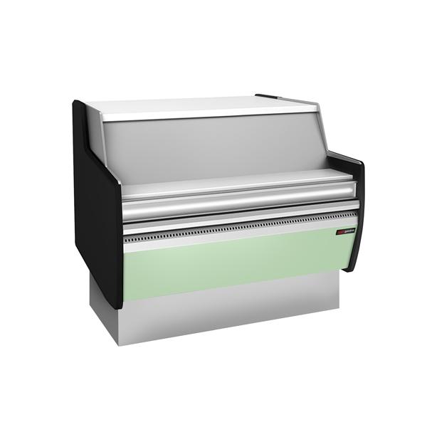 Kassa-sectie - 998x953x920mm - frontpaneel hellgroen