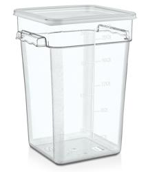 Bac alimentaire avec couvercle - 20,8 litres