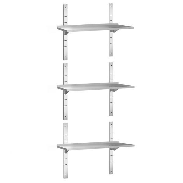 Étagère murale PREMIUM - 1200 x 400 mm - avec 3 niveaux