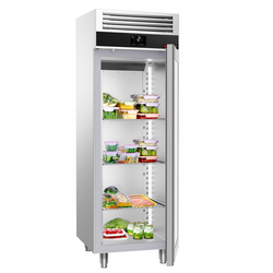 Buzdolabı Paslanmaz Çelik PREMIUM - 700 Litre - 1 Cam Kapılı