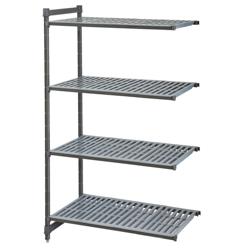 CAMBRO | Camshelving® - Basics Plus - Étagère Supplémentaire – 1175 mm – avec 4 tablettes ajourées