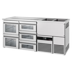 Barkylbänk PREMIUM - 1950x700 mm - 5 lådor