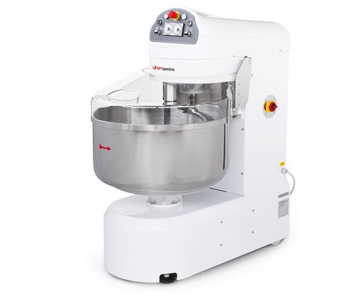 Spiral Dough Mixer - 188L / 120kg - Twin Speed - Fixed Head & Bowl - with Timer - 400V 3‑Phase - For Pizza & Bread Dough