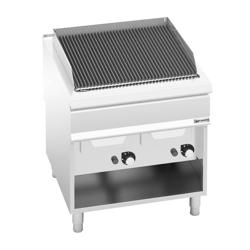 Commercial Water barbecue - Gas chargrill - 24 kW - 900 mm depth - Paolo 900 compatible - Ash & grease tray - Natural Gas & LPG
