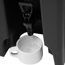 Conteneur isotherme pour boissons - 10L - avec robinet - Noir