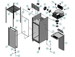 Congelatore in acciaio inox Premium PLUS - EN 600x800 - 900 litri - con 1 porta