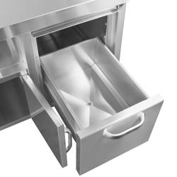 Zatvoreni ormarić - inox AISI 304 - 1200x800x800 mm