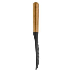 STAUB | Rice Serving Spoon – Silicone Head - Acacia Wood Handle - Non-Stick Safe - 22 cm - Black