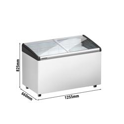 LIEBHERR | Frysbox – 249 liter – med glasskjutlock – Vit