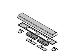 Verlichting met glasbescherming en verwarming - 0,8m
