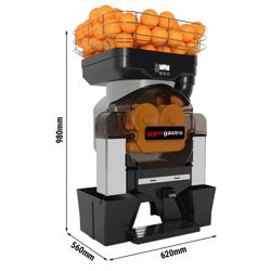 Elektrische Orangenpresse - mit Push & Juice-Taste & automatischer Fruchtzufuhr - Silber