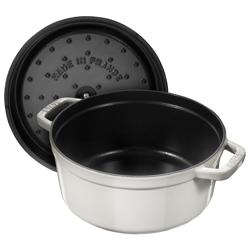 STAUB | LA COCOTTE - Kookpot - Ø 200mm - Gietijzer - Witte truffel