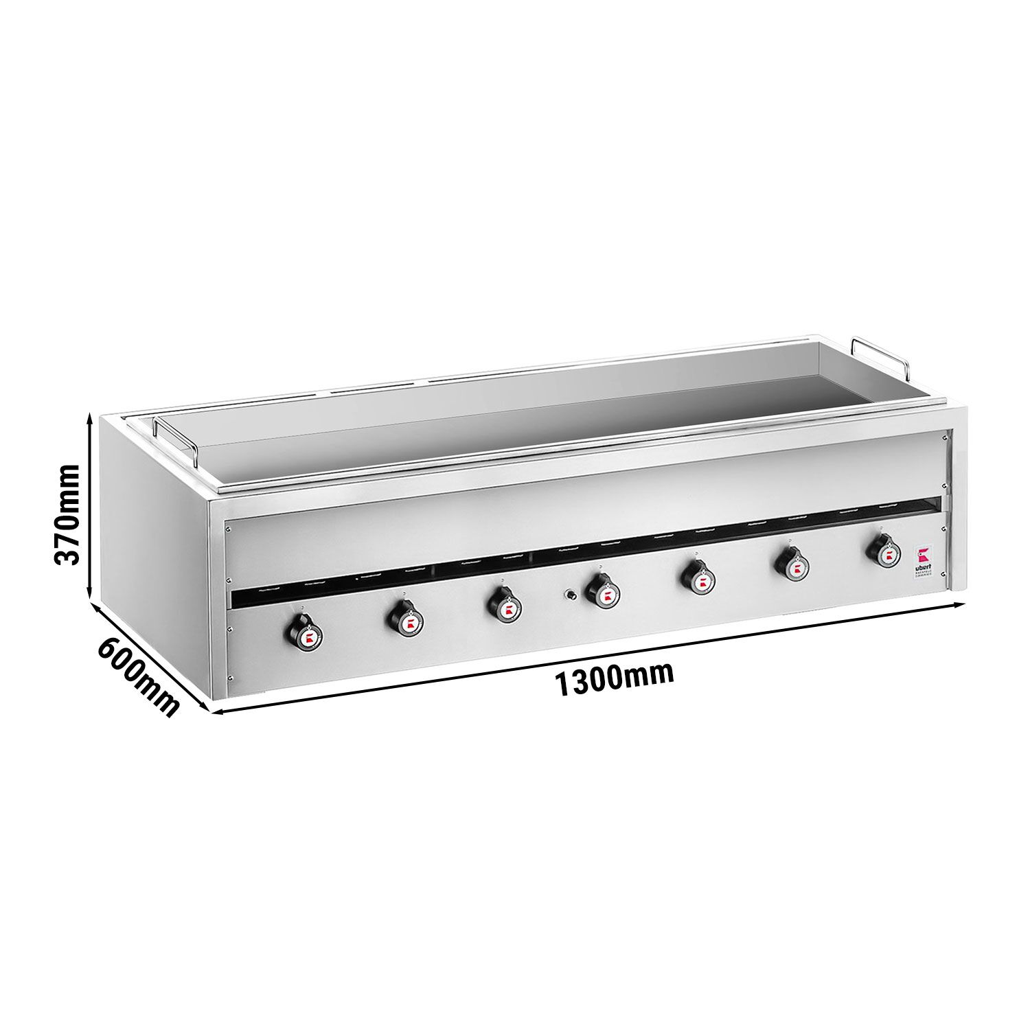 UBERT | Râpe à frire - 66 kW - 1 étagère