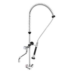 Torneira misturadora de um furo 13000 - com bica giratória 90° & chuveiro de mão - 240x800x1150mm